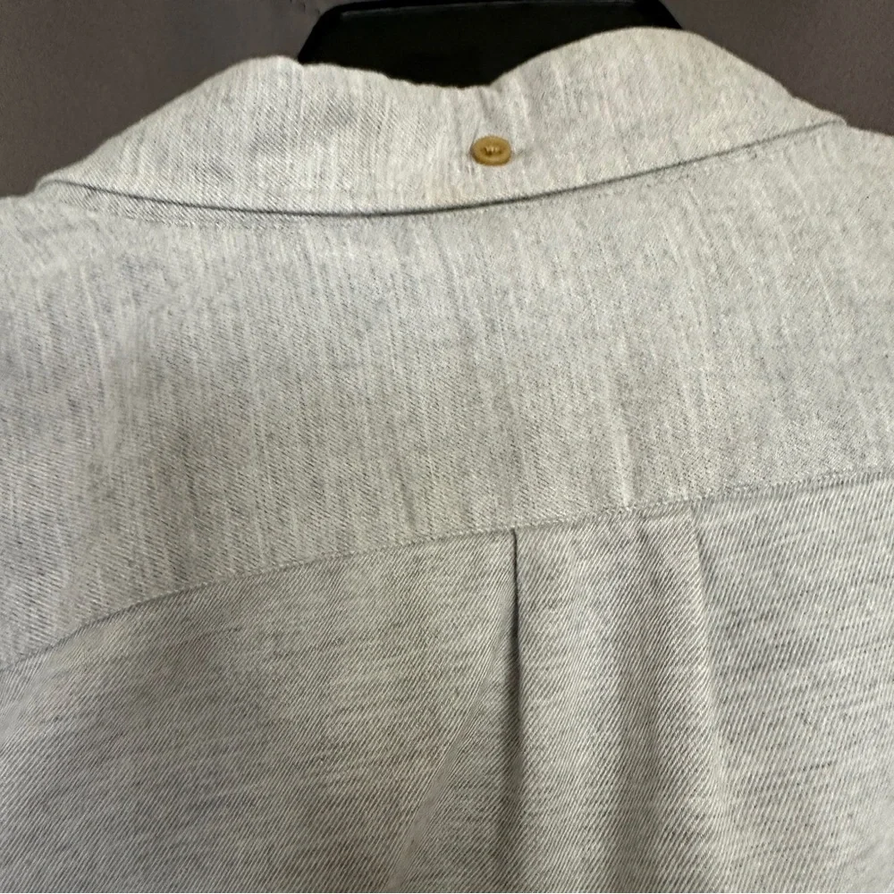 J. CREW Light Gray Button-Down Shirt